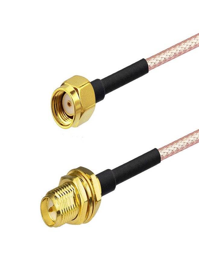 Bingfu WiFi Antenna Extension Cable (2-Pack) RP-SMA Male to RP-SMA Female Bulkhead Mount RG316 Cale 60cm 24 inch for WiFi Router Security IP Camera Wireless Mini PCI Express PCIE Network Card Adapter - Image 5